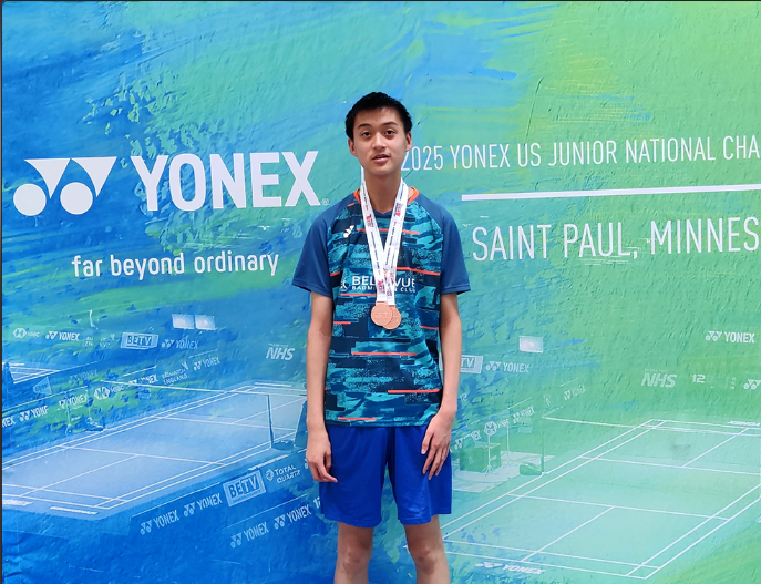 U15 Mixed Doubles 1st Place William Geng